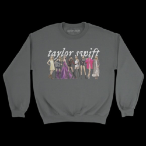 taylor swift folklore eras crewneck pullover NEW - Picture 2 of 13